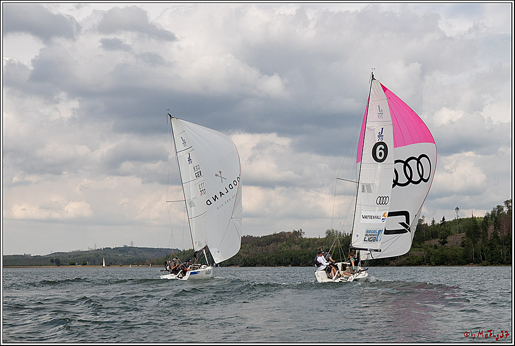 J70 - WOODLAND, 12.06.2021 Segelboot; Segeln; Woodland; Spinnaker; J70; Sorpesee; Sauerland